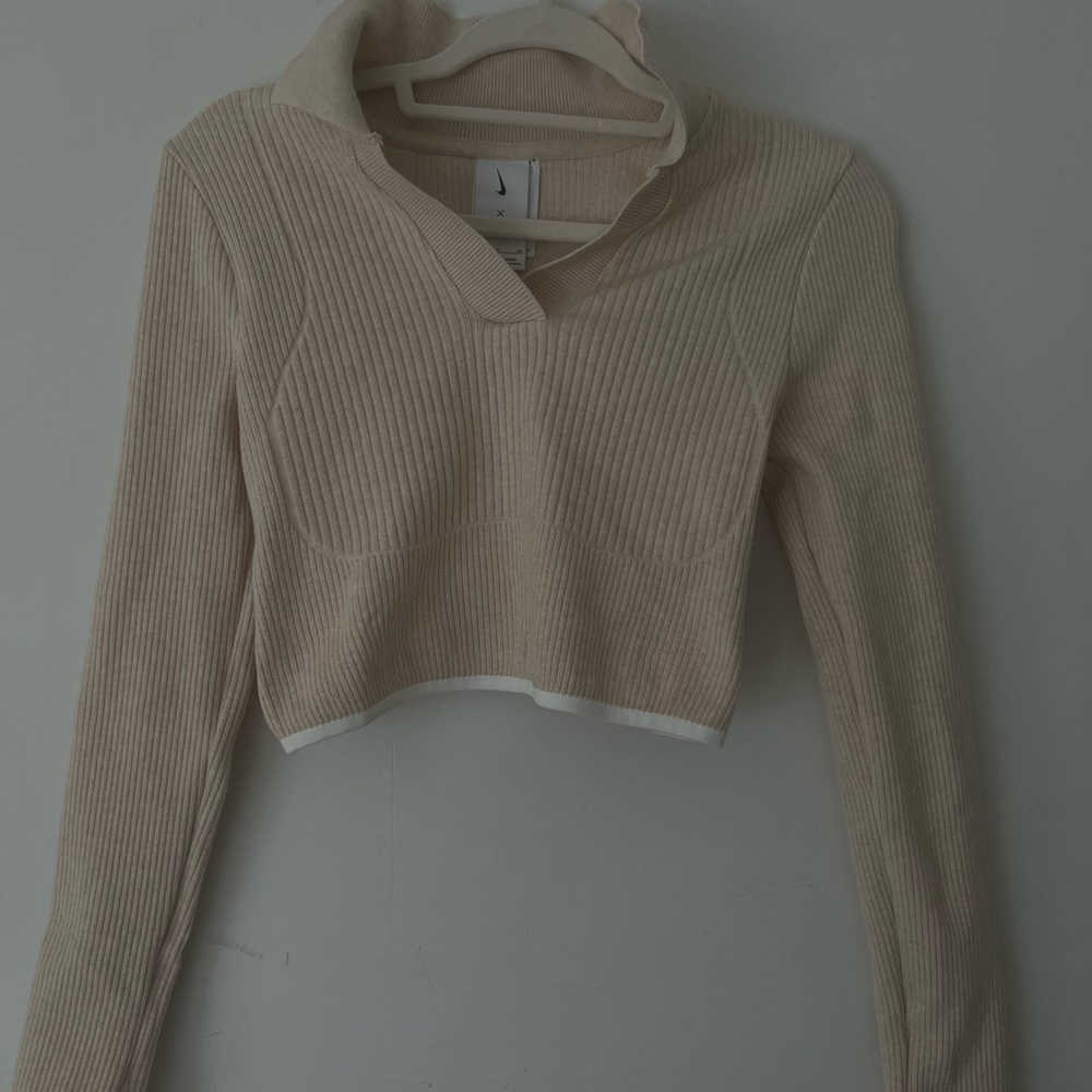 Jacquemus x nike polo long sleeve crop